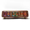 TPHRAVAL ixie Tube Clock Former Soviet Union IN12 Glow Tube Clock Multiple Control Clocks Automatic Brightness Adjustment,Solid Wood Clock,Desktop Decorative Clock Creative Gifts (6 Tube) view 1