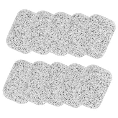 CAXUSD 10pcs Soap Holder Decorative Bath Soap Dish for Bathroom Kitchen Travel-Friendly Clean Storage