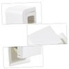 3pcs Wall Mounted Toothpaste Holder Clip Hanging Organizer for Bathroom Lightweight Nail Design Easy to Use Toothpaste Storage Space-Saving Bathroom Accessory view 2