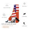 American Flag and British Flag Beach Towel Oversized, Microfiber Beach Towel with Pocket Sand Free Beach Blanket Super Lightweight Thin Towels 31.5"x63" view 3