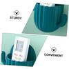 FOMIYES 4pcs Cactus Shelf Tv Controller Holder Wall Shelf for Tv Toothbrush Holder Wall Mounted Remote Mounted Toothpaste Mount Phone s Home Organizer view 4