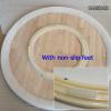 360 Turntable Serving Plate, Wooden Swivel Tray,  50cm-100cm, Round Lazy Susan, Thickness 16mm, Safe Of Use, Smooth Rotation, Easy To Share Food view 3