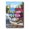 Upload Picture/Photo Custom Posters Custom Canvas Print Posters Personalized Wall Art Gifts for Family and Friends - 24x36 inches view 1