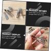 Yardwe Melon 5 Pcs 1 Set Melon Sheller Seeded Watermelon Stainless Steel Stainless Steel Peeler Pecan Tool Nut Peeler Chestnut Cutter Stainless Steel Silver Black Melon Clips view 2
