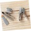 Yardwe Melon 5 Pcs 1 Set Melon Sheller Seeded Watermelon Stainless Steel Stainless Steel Peeler Pecan Tool Nut Peeler Chestnut Cutter Stainless Steel Silver Black Melon Clips view 3