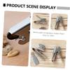 Yardwe Melon 5 Pcs 1 Set Melon Sheller Seeded Watermelon Stainless Steel Stainless Steel Peeler Pecan Tool Nut Peeler Chestnut Cutter Stainless Steel Silver Black Melon Clips view 4