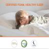5/6/8/10/12 inch Full Size Mattress with Cover, Green Tea Cooling Gel Memory Foam Mattress for a Cool Sleep & Pressure Relief, Medium Firm Base Foam Mattresses, Bed in a Box, CertiPUR-US Certified view 3