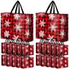 Abbylike 36 Pcs Reusable Christmas Large Gift Bags,Red,36 Pcs view 1