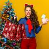 Abbylike 36 Pcs Reusable Christmas Large Gift Bags,Red,36 Pcs view 2