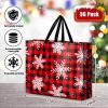 Abbylike 36 Pcs Reusable Christmas Large Gift Bags,Red,36 Pcs view 3