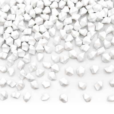 LYFJXX White Vase Fillers for Home Decor, Fake Crushed Ice Cubes, Vase Fillers, 150 pcs Reusable Fake ice Cubes for Photography Accessories Props Decoration for Wedding