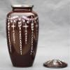 Adult Cremation Urns for Male/Female  Funeral Urn for Human Ashes  Decorative Urns for Ashes, Large Keepsake Box (Brown) view 3