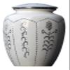 Adult Cremation Urns for Male/Female  Funeral Urn for Human Ashes  Decorative Urns for Ashes, Large Keepsake Box (White - H) view 1