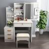 BOBONI Wooden Dressing Table Storage Cabinet Dressing Cabinet Dressing Table Bedroom Small Dressing Table Modern Simple Dressing Table Makeup Table view 2
