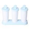 2pcs Ice pops, 3 Grids Silicone Popsicle, Easy Release Popsicle Maker, Reusable Homemade Popsicle mildew for babies Summer personally constructed Popsicle, bpas for f ree view 1