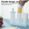 2pcs Ice pops, 3 Grids Silicone Popsicle, Easy Release Popsicle Maker, Reusable Homemade Popsicle mildew for babies Summer personally constructed Popsicle, bpas for f ree view 2