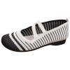 CsgrFagr Fashion Summer Women Casual Shoes Flat Bottom Low Heel Lightweight Slip On Colorful Mesh Wedge Women High (Black, 7) view 1