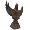 7.5 "Office Desk Art Decorative Valuable Collection Thai Gift Phraya Krut Garuda Statue Asian Antiques Collectible Wealth Lucky fortune view 3