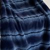 Plutus Brands Blue Fluffy Fields Faux Fur Luxury Throw Blanket view 2