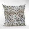 Plutus Brands Brown Taupe Savannah Cat Animal Faux Fur Luxury Throw Pillow view 2