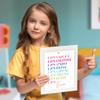Customized Gift for an 8-Year-Old | Inspiring Art Print with Personalized Touch | Positive Affirmation Wall Art Framed | Gift for kids (Large-u) view 2