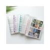 DANCOLOR 100/200Pockets Photo Album Card Holder 3/5 Inches Photocard Binder Transparent Scrapbook Photos Collect Book Card Binder (Color : Light Grey, Size : 6.5 * 8.9cm) view 3