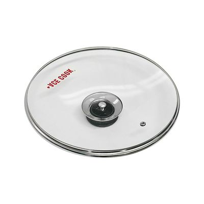 13" Replacement Tempered glass Lid for Fry Pan,Skillet W/Heat Resistant Handle