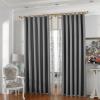 Modern Double Curtain Rods, Warm Gold Curtain Rod 72-144 Inch Length Drapery Rods with Simple Decorative End Caps 1 Inch Front and 5/8 Inch Diameter Back Dual Curtain Rod Telescoping Window Rods view 4