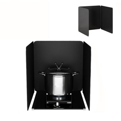 Anti Splatter Guard Oil Splatter Screen Anti Splatter Shield for Stove Top Cooktop Splatter Guard for Cooking Splatter Screen Foldable Backsplash Protector Camping Cooker Wind Screen