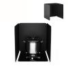 Anti Splatter Guard Oil Splatter Screen Anti Splatter Shield for Stove Top Cooktop Splatter Guard for Cooking Splatter Screen Foldable Backsplash Protector Camping Cooker Wind Screen view 1