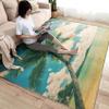 2x3 Rug, Palm Tree Rugs for Entryway Living Room Bedroom, Tropical Small Area Rug & Bedroom Decor, Washable Non Slip Soft Low Pile Indoor Door Mat, Home Decorative Patterned Carpet view 4