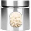 Storage Jar air Tight Airtight Food Storage Containers Stainless Steel With Glass Window, Small Coffee Canisters Jars For The Kitchen Counter,Pantry Organization And Storage,21oz/35oz/46oz ( Size : 60 view 1