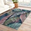 4x6 Rug, Tropical Rugs for Living Room Bedroom, Banana Palm Leaf Area Rug & Bedroom Decor, Washable Non Slip Soft Low Pile Indoor Carpet, Home Decorative Patterned Floor Rug view 1