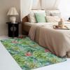 5x8 Rug, Tropical Leaf Rugs for Living Room Bedroom, Tropical Floral Area Rug & Bedroom Decor, Washable Non Slip Soft Low Pile Indoor Carpet, Home Decorative Patterned Floor Rug view 3