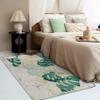 2x3 Rug, Monstera Rugs for Entryway Living Room Bedroom, Tropical Small Area Rug & Bedroom Decor, Washable Non Slip Soft Low Pile Indoor Door Mat, Home Decorative Patterned Carpet view 3