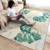 2x3 Rug, Monstera Rugs for Entryway Living Room Bedroom, Tropical Small Area Rug & Bedroom Decor, Washable Non Slip Soft Low Pile Indoor Door Mat, Home Decorative Patterned Carpet view 4