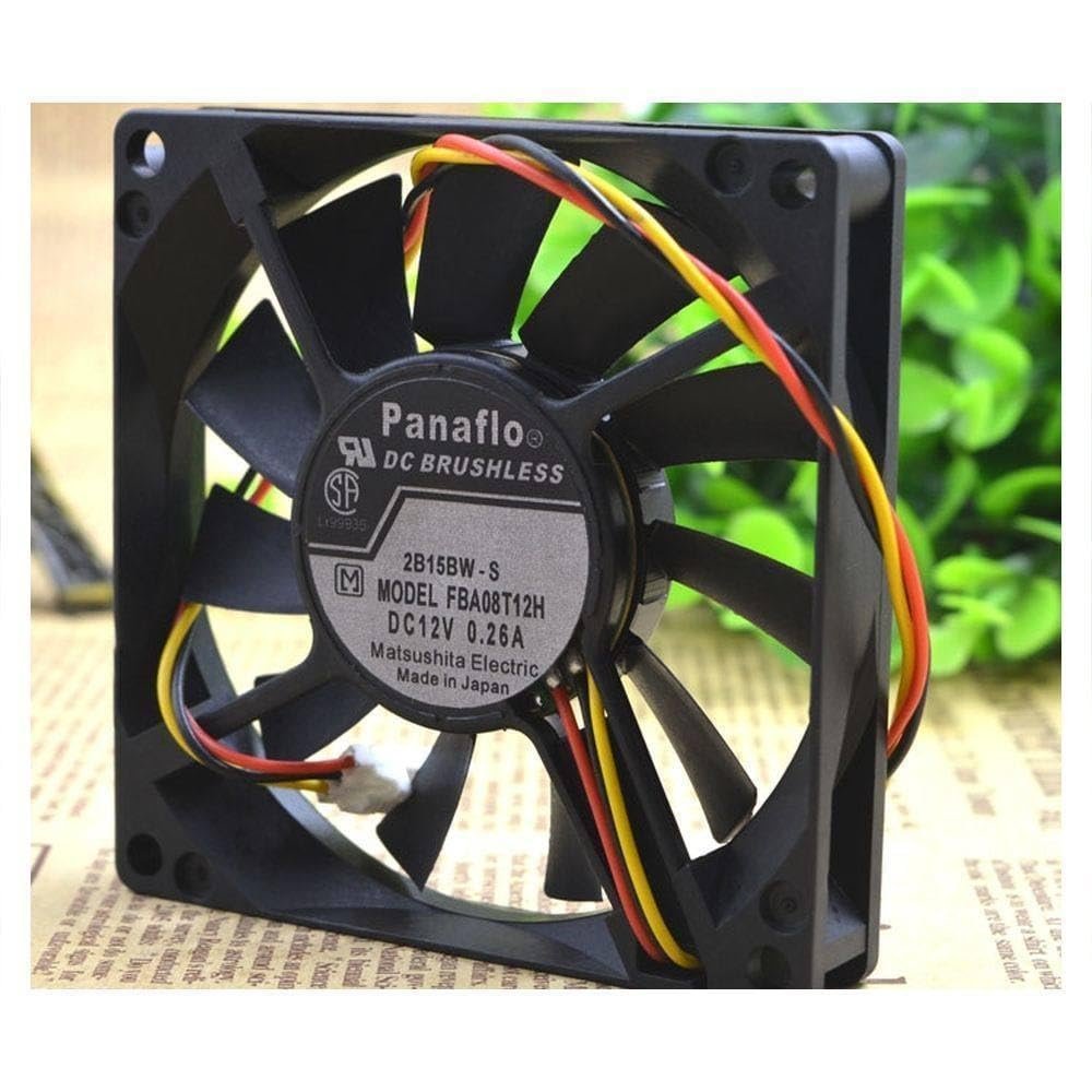 for FBA08T12H 8cm 8cm 8015 Large Air Volume Fan 12V0.26A