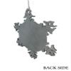 I Love Winter Snowy Snowflake Mug Heirloom Pewter Snowflake Christmas Tree Ornament view 3
