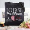 VAMSII Nurse Practitioner Tote Bag for Women - NP Graduation Gift Shoulder Bag - Medical Gift (Black) view 3
