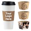2000PCS Custom Wedding Coffee Cup Sleeves (Cup not included) Personalized Paper Cup Sleeves view 1