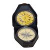 Antique Clock with Compass, Table Top Clock, Vintage Marine Desk Clock, Directional Compass with Clock, Birthday Gift, Holy Communion Compass, Compass with Nautical Case view 4