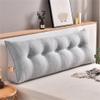 COZMAX Triangular Wedge Pillow Upholstered Bed Removable Headboard Cushion (with Zipper Cover), Large Backrest Cushion Triangular Reading Pillow (Color : Color 3, Size : 100cm/39.3inch) view 2