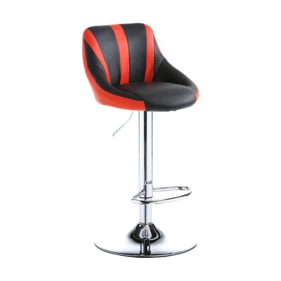 Comfortable Barstools Lift Bar Stool Adjustable Bar Stool Mobile Bar Stool Polished Chrome Swivel Base Bar Chairs Counter High Stool Rotation Stool Advanced