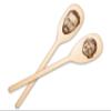 Nicolas Cage & Pedro Pascal Spoons Set Funny Meme Nic Cage Face On Wooden Spoon Pedro Pascal Merch On Things Fan Gifts For Birthday Housewarming Gift (2 Spoons CAGE&PASCAL) view 3