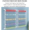 Fadiadem Wall Mounted Ribbon Organizer, Tie Scarf Rack Belt Towel Holder Retail Stores Metal Shelving, Flower Shop Wrapping Paper Display Rack, Crafts Items Hanging Rack Dispenser Wire Spool Rack view 3