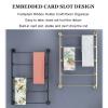 Fadiadem Wall Mounted Ribbon Organizer, Tie Scarf Rack Belt Towel Holder Retail Stores Metal Shelving, Flower Shop Wrapping Paper Display Rack, Crafts Items Hanging Rack Dispenser Wire Spool Rack view 4