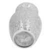 Firlar Mosaic Glass Flower Vase, Silver Glass Vase, Shiny Modern Mirrored Vase, Glitter Mosaic Table Centerpiece Container for Home Living Room Office Decor view 4