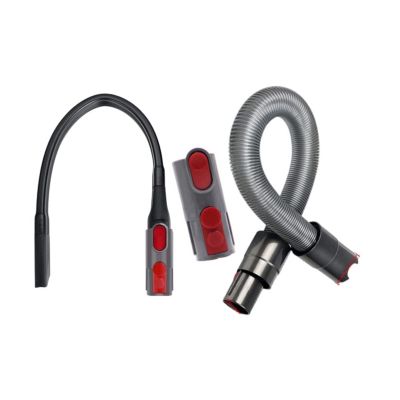 3pcs Replacement Flexible Crevice Tool Hose Attachments Accessories Kit Compatible With Dyson V8 V10 V7 V11 Vacuum Cleaner