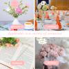 KALIONE 60Pcs Metal Wire Floral Place Card Holder Picks, 12inch Gold Place Card Holder, Photo Memo Holder Pick Stick, Gold Round Photo Stick Clip, Gift Card Holder for Wedding and Party view 3