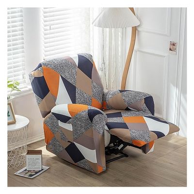 Recliner Slipcover Recliner Chair Cover 4-Pieces Lazyboy Recliner Covers Recliner Couch Covers Non Slip Reclining Slipcovers with Storage Pockets Furniture Protector for Living Room ( Color : #26 )